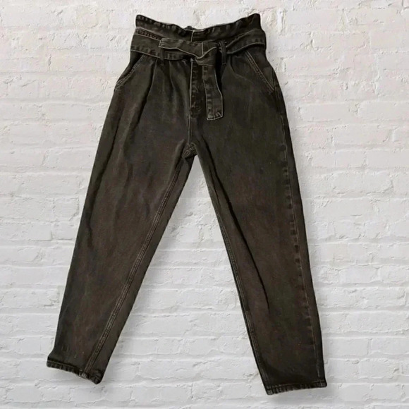 Urban Outfitters BDG Paper Bag Waistline Jeans Size 26 - Picture 1 of 6